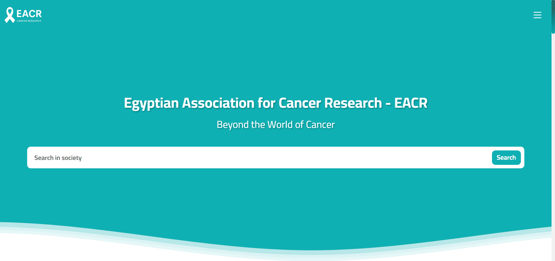Screenshot of EACR project